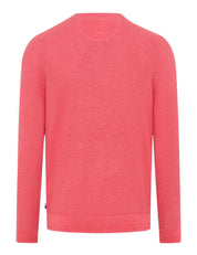 Strickpullover RICK aus Baumwollmix - 85-coral - Rosa
