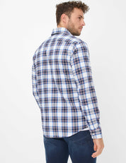 Flanellhemd DANIEL Modern Fit - 24-universe - Blau