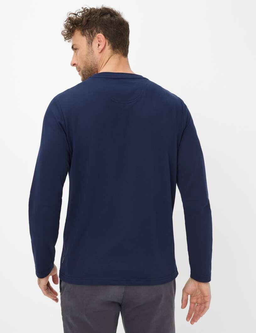 Langarmshirt TIMON aus Baumwollmix - 24-universe - Blau