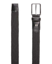 Gürtel geflochten - 02-black - Schwarz