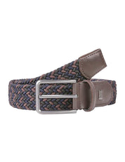 Gürtel geflochten - 52-brown - Braun