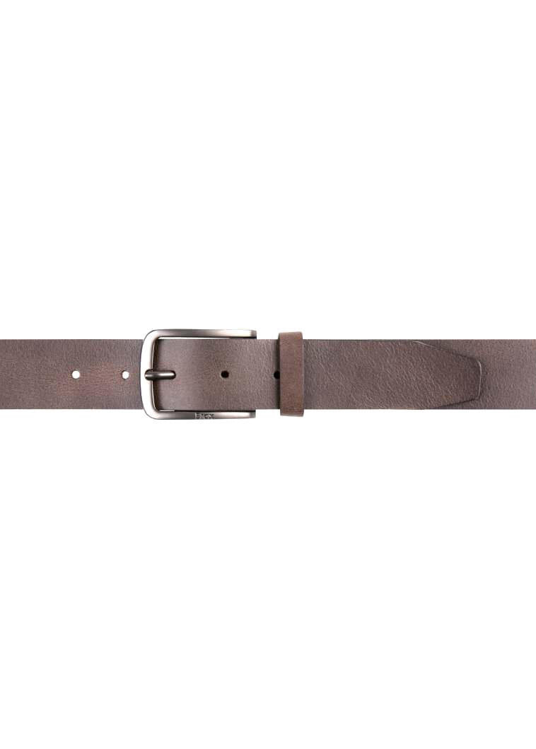 Ledergürtel - 52-brown - Braun