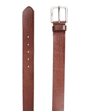 Ledergürtel - 52-brown - Braun
