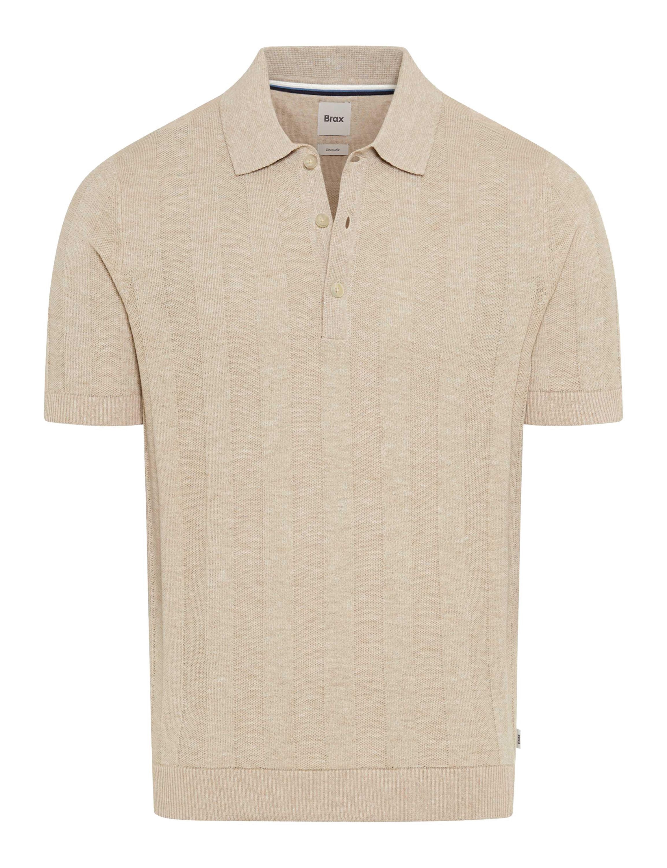 Strickpoloshirt Slim Fit STYLE PASCAL - 57-beach - Creme
