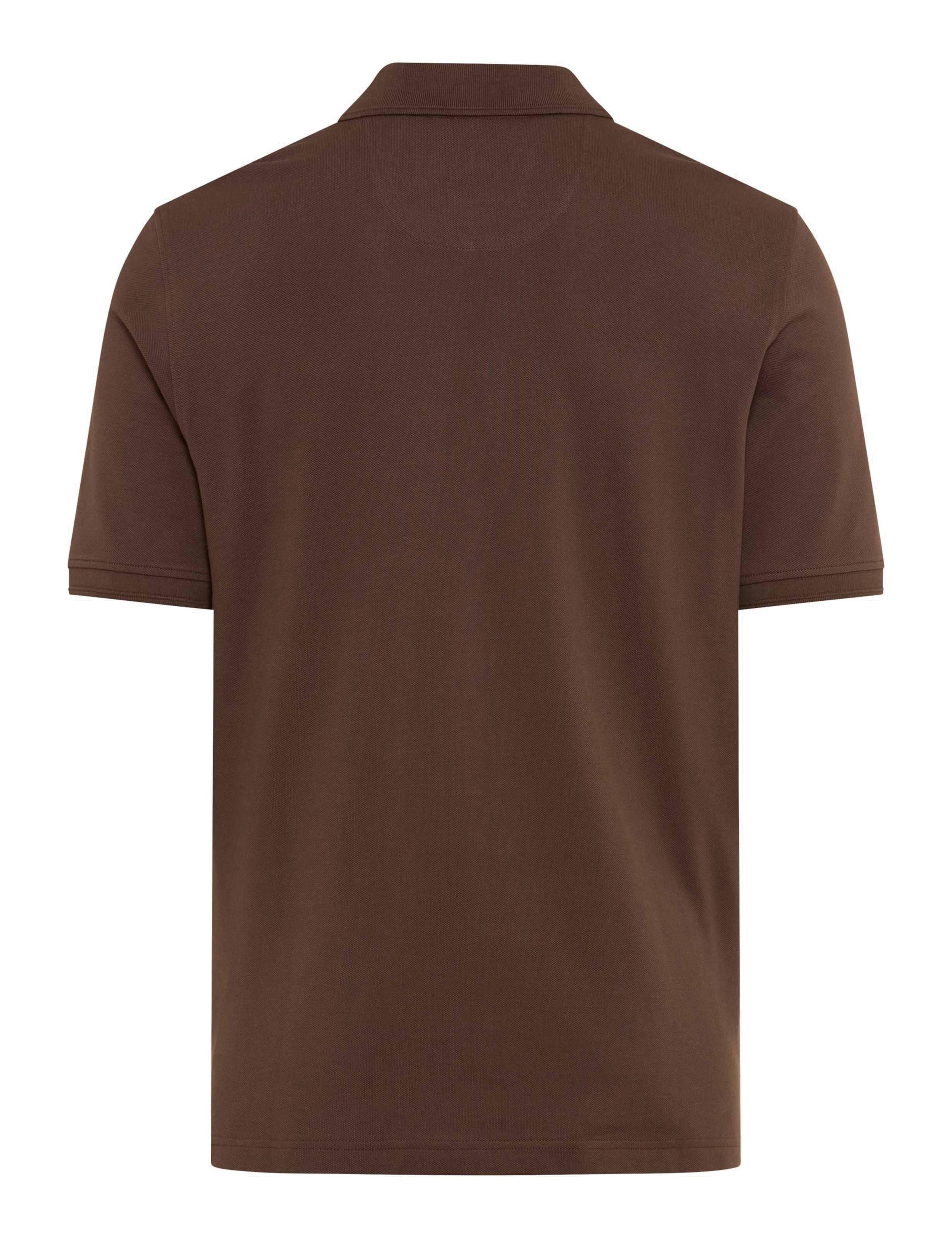 Poloshirt PETE aus Baumwolle - 52-chocolate - Braun