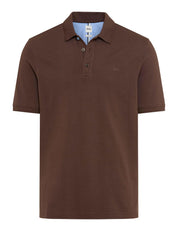Poloshirt PETE aus Baumwolle - 52-chocolate - Braun