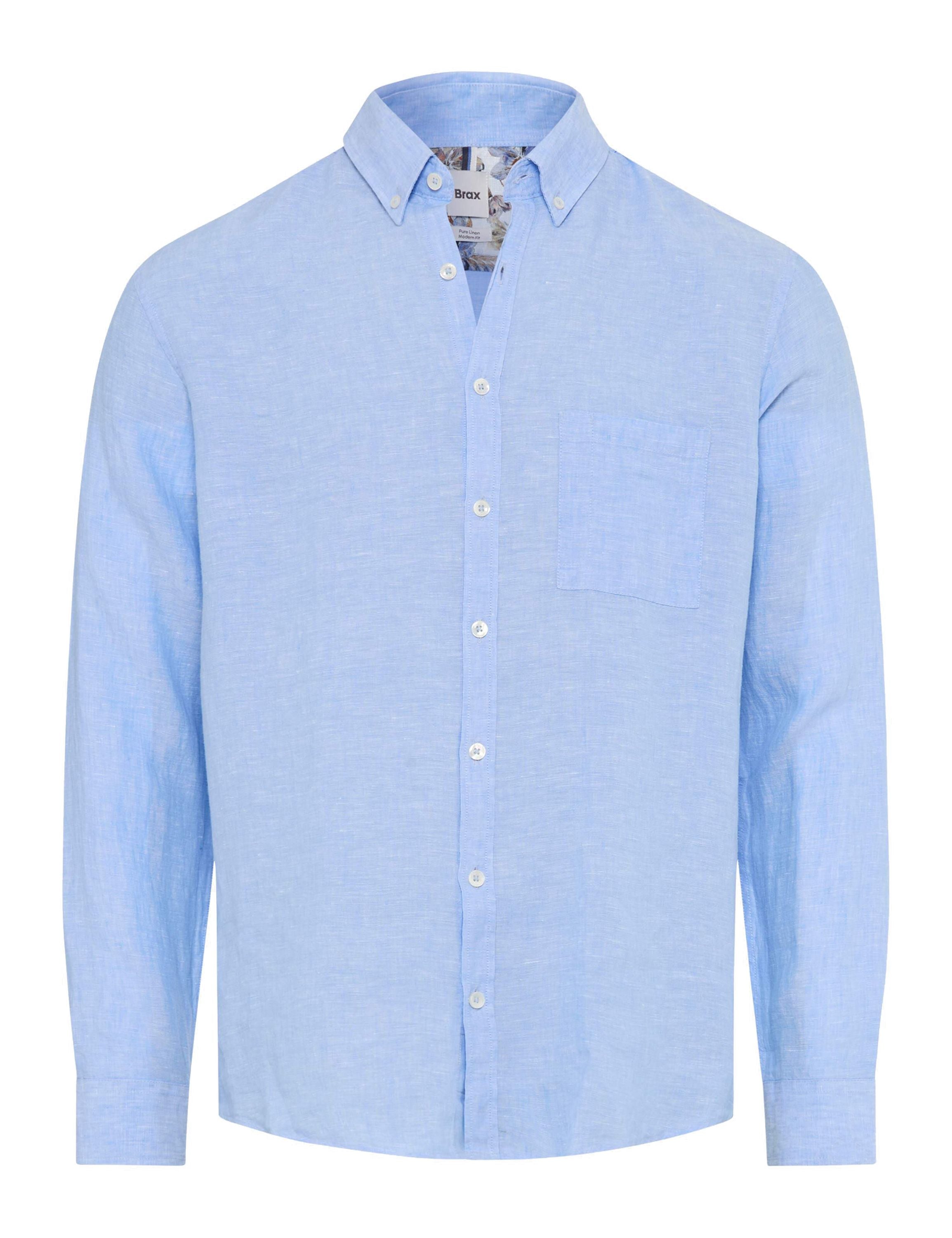 Leinenhemd DANIEL Modern Fit - 29-sky - Blau