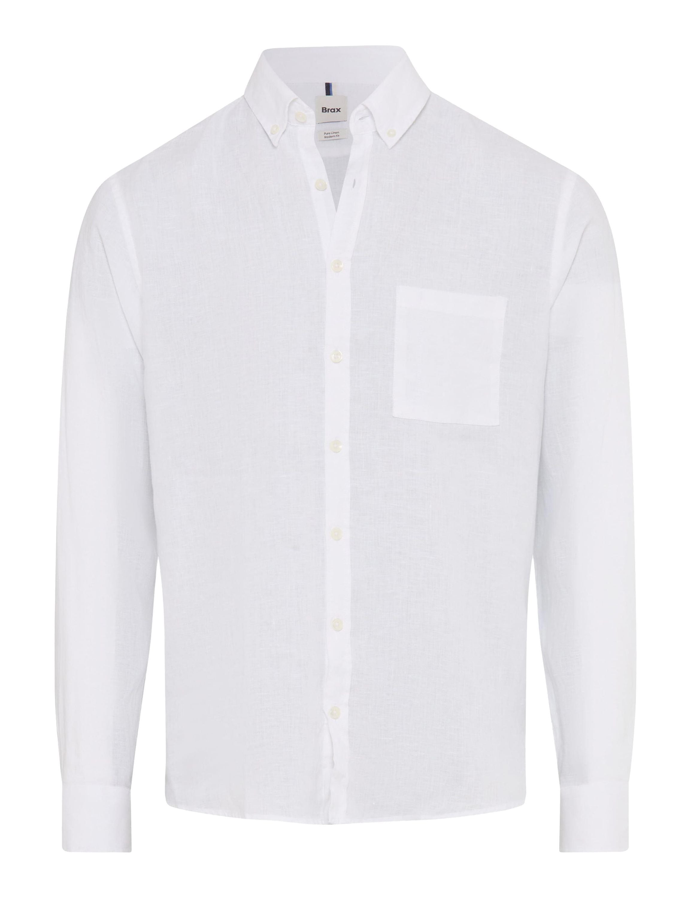 Leinenhemd DANIEL Modern Fit - 99-white - Weiß