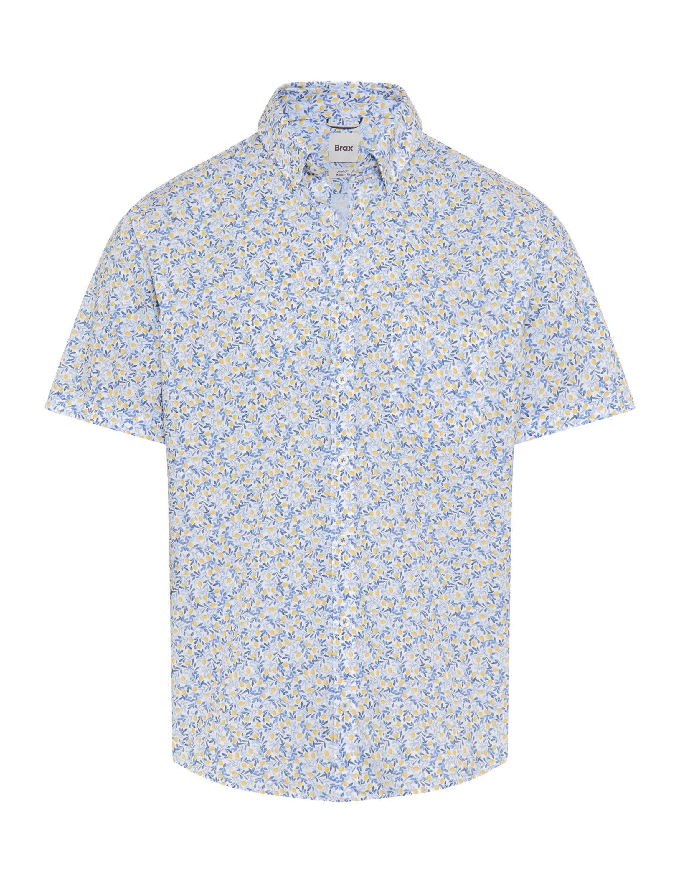 Kurzarmhemd DAN Modern Fit - 16-heaven - Blau