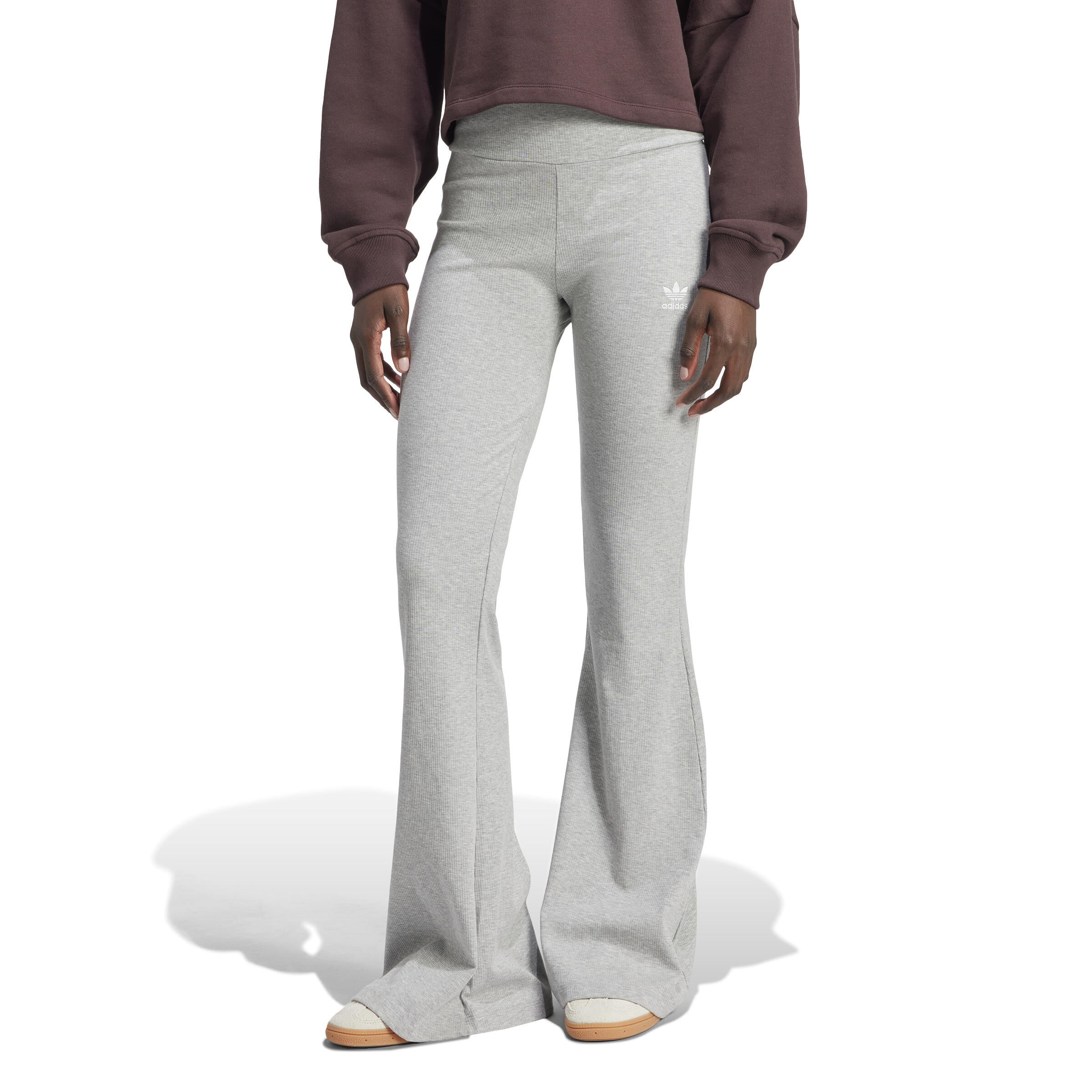 Schlaghose aus Baumwollmix - MGREYH - Grau