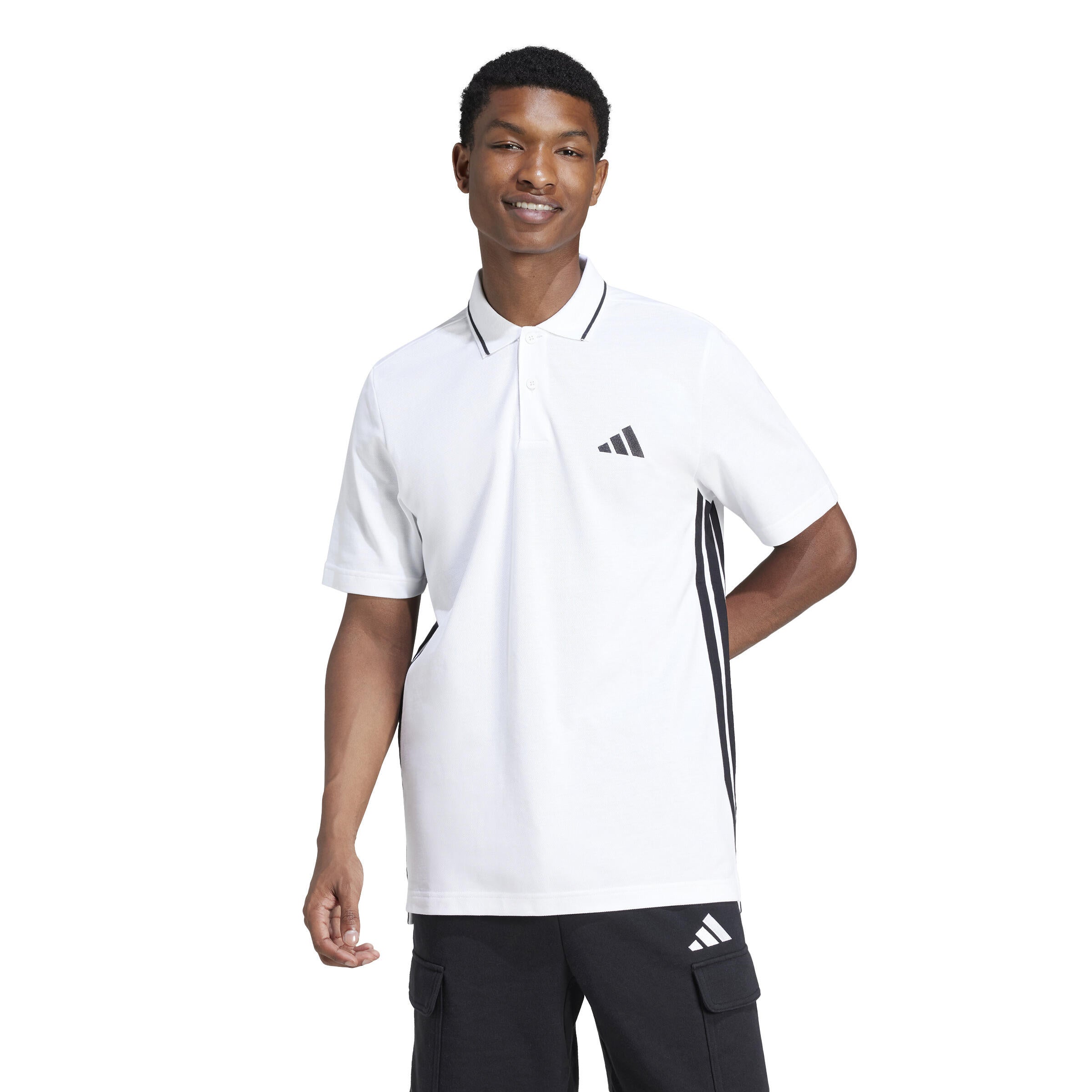 Poloshirt Regular Fit - WHITE/BLACK - Weiß