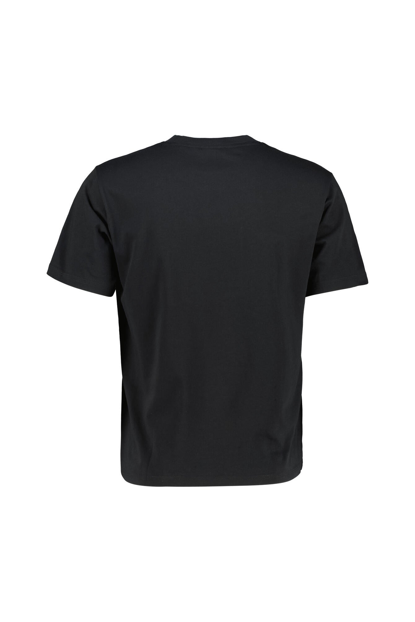 T-Shirt aus Baumwolle - BLACK/WHITE - Schwarz