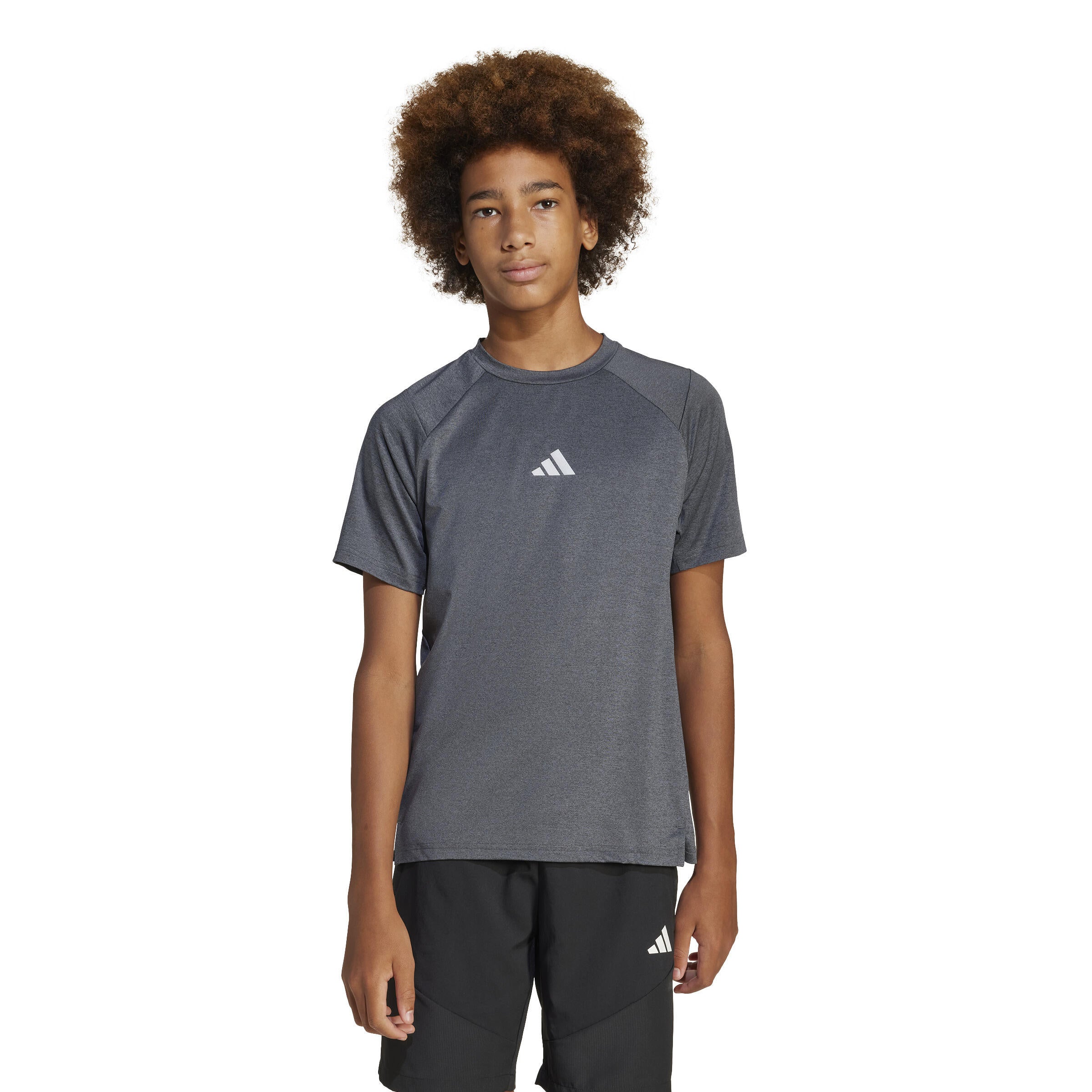 T-Shirt Regular Fit CLIMACOOL - BLACK/GRETHR/REFSIL - Grau