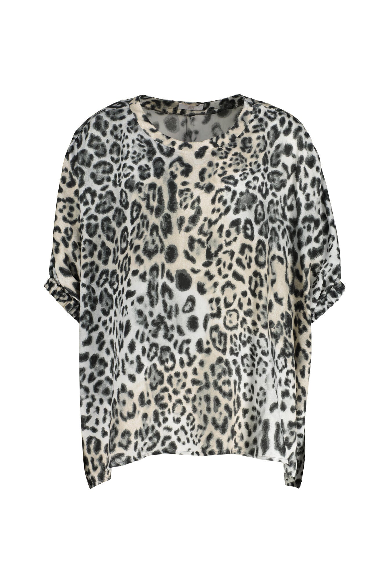 Bluse Loose Fit im Leoprint - 954-himalaya patterned - Grau