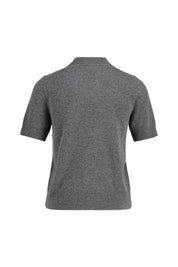 Strick-T-Shirt aus Wollmix - 933-rock - Grau