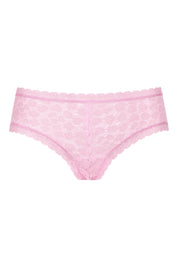 Hipster mit Spitze - 1718-soft pink - Rosa
