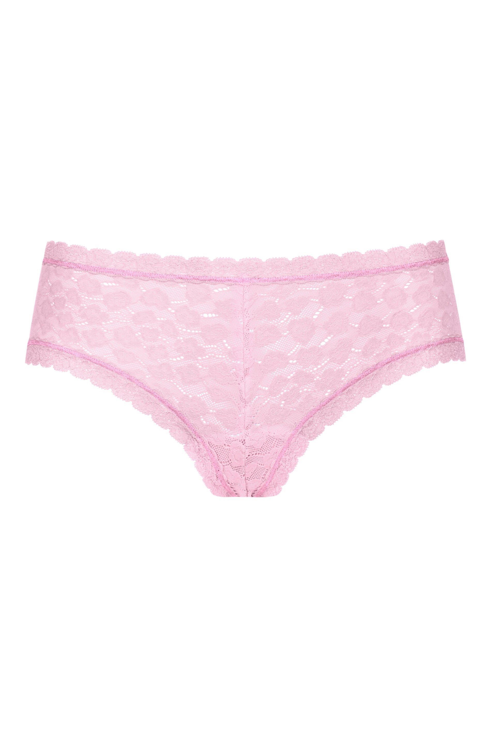 Hipster mit Spitze - 1718-soft pink - Rosa