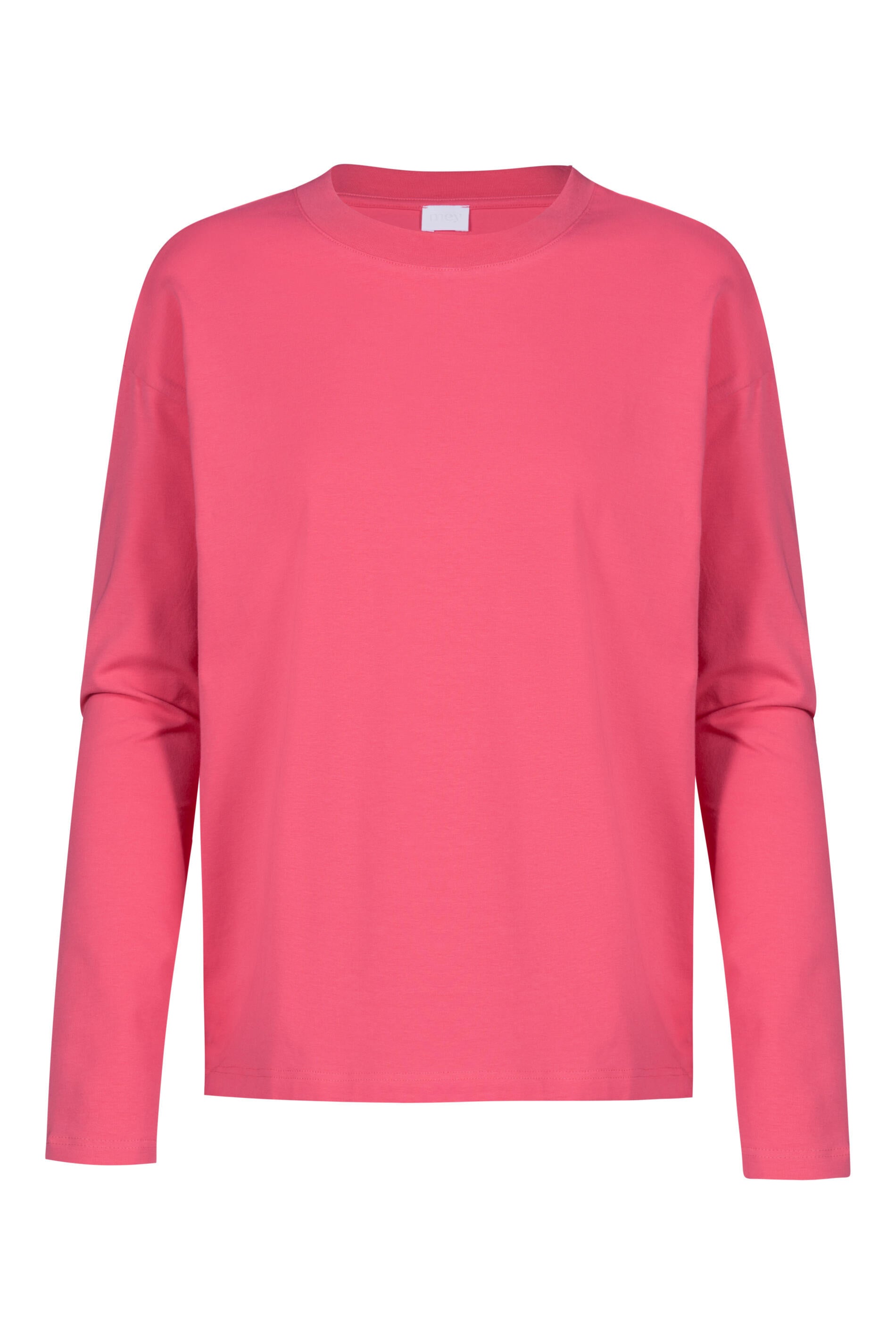 Langarmshirt aus Baumwolle - 1735-paradise pink - Pink