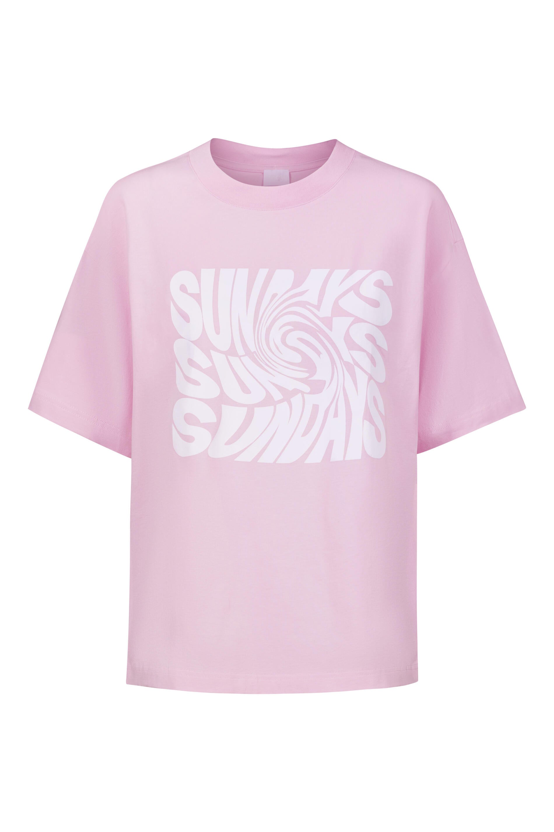 T-Shirt aus Baumwolle - 1718-soft pink - Pink