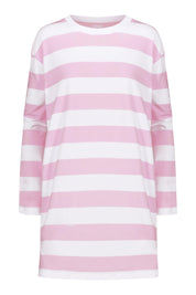 Nachthemd - 1718-soft pink - Pink | Weiß