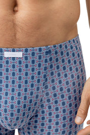 Boxershorts STRAIGHT GEO aus Baumwolle - 309-dream blue - Blau