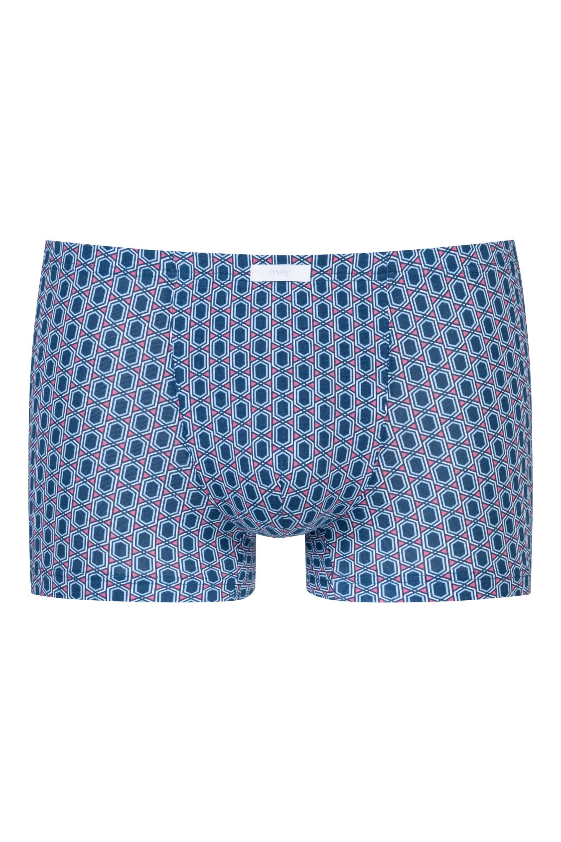 Boxershorts STRAIGHT GEO aus Baumwolle - 309-dream blue - Blau