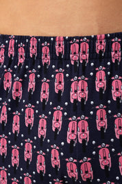 Schlupfshorts aus Baumwolle - 668-yacht blue - Blau