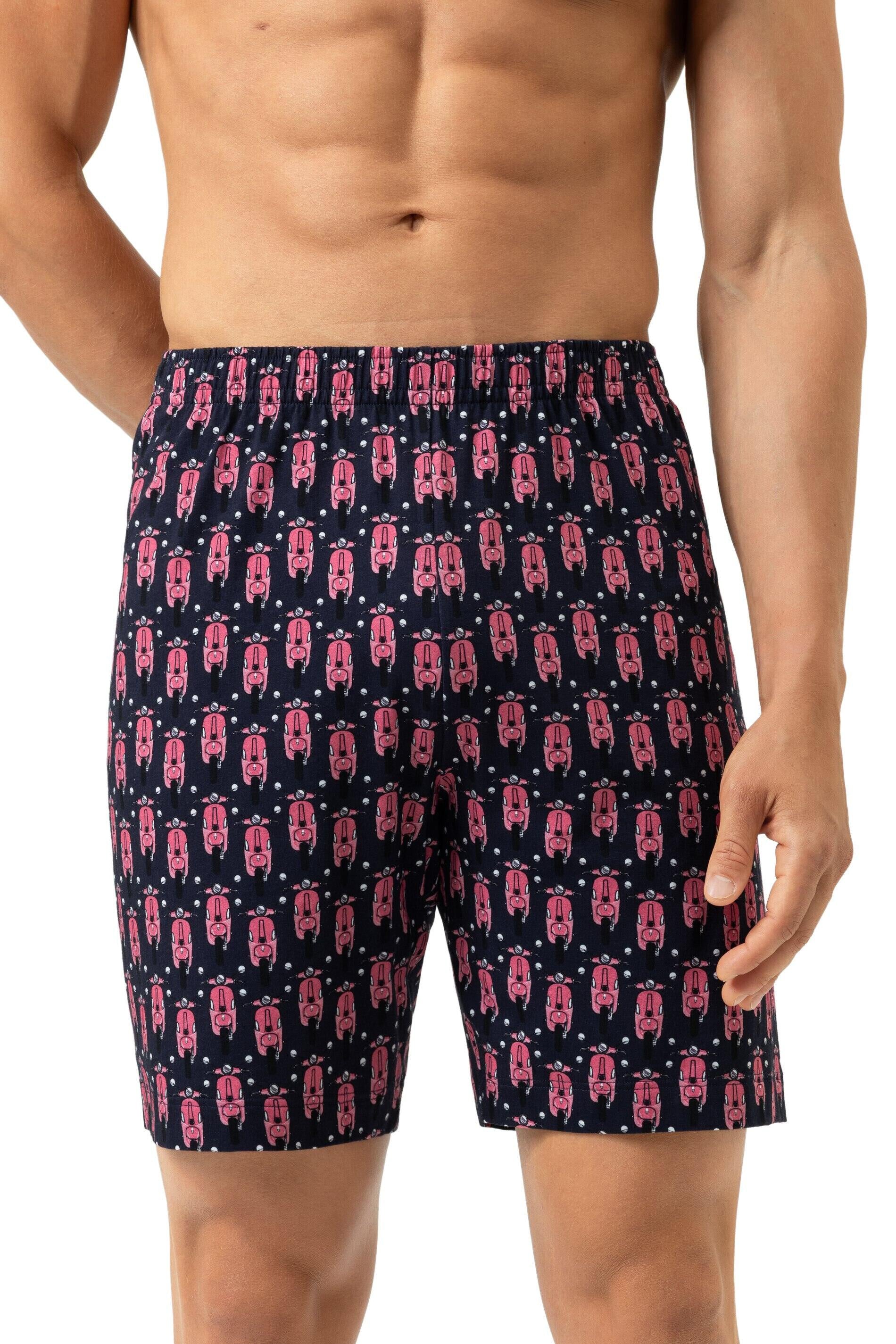 Schlupfshorts aus Baumwolle - 668-yacht blue - Blau