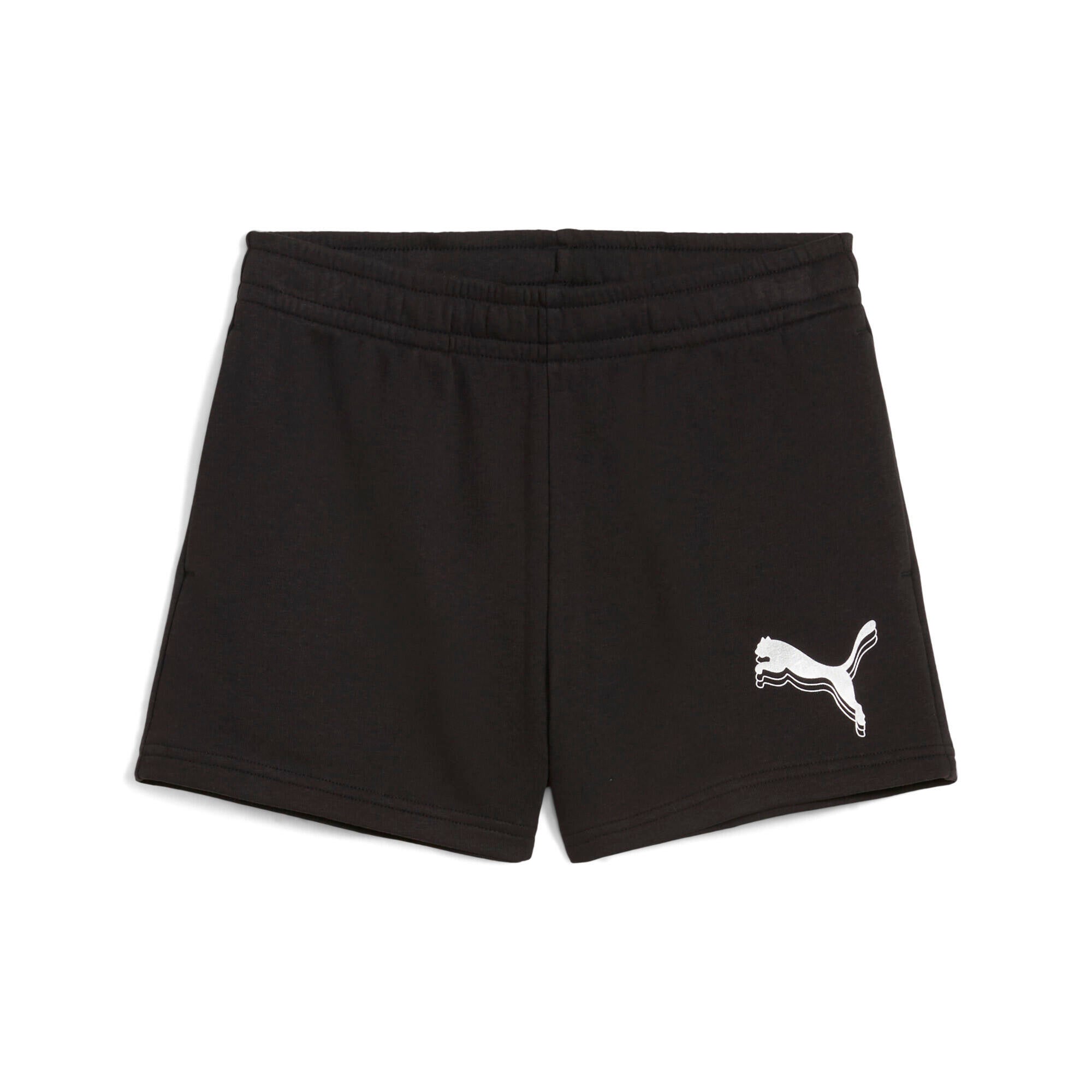 Sweatshorts aus Baumwollmix - 001-PUMA Black - Schwarz