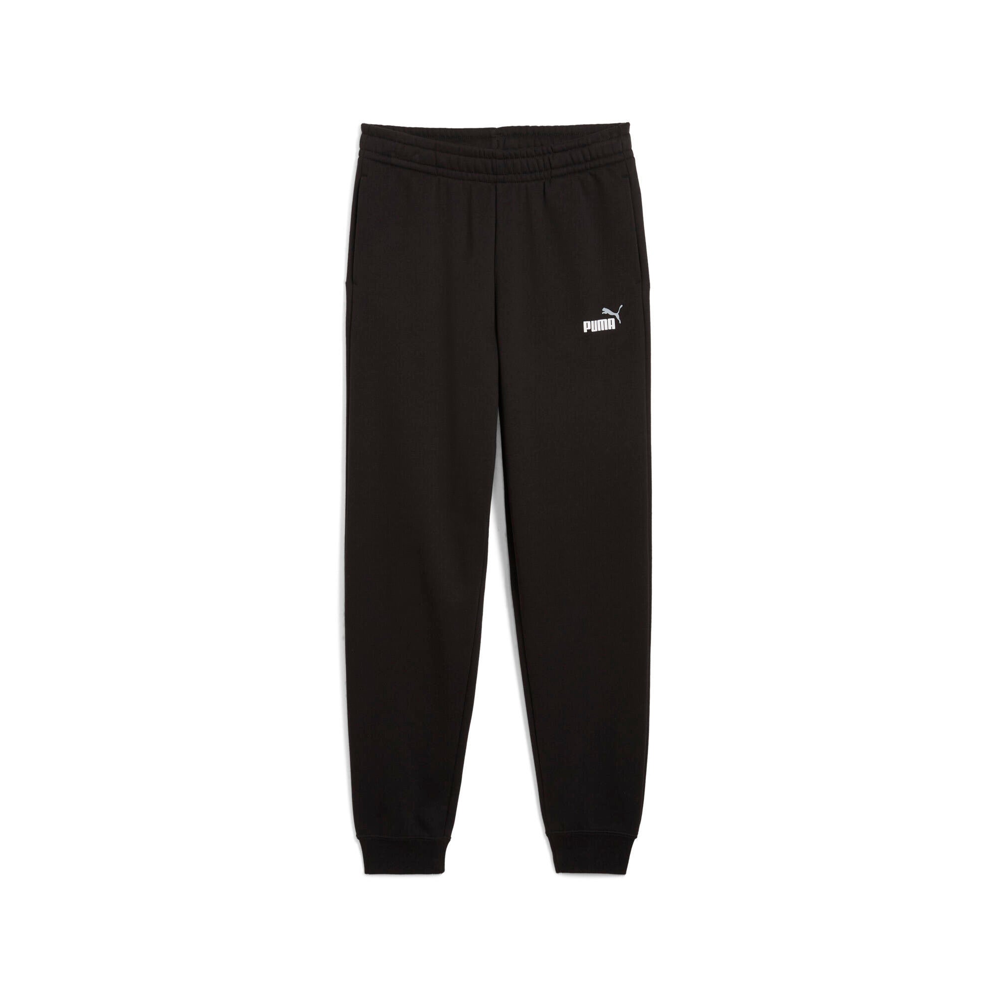 Jogginghose aus Baumwollmix - 001-PUMA Black - Schwarz