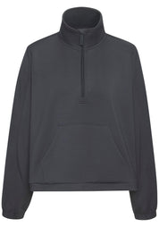 Zip-Sweatshirt - 663-darkgrey - Grau