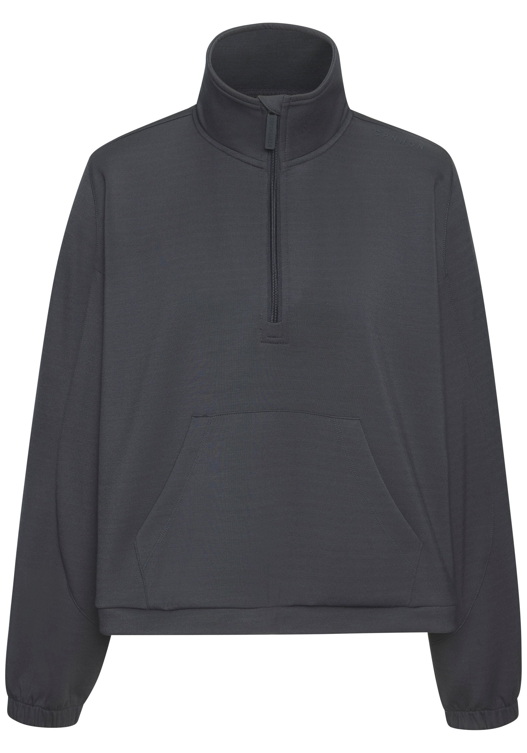 Zip-Sweatshirt - 663-darkgrey - Grau