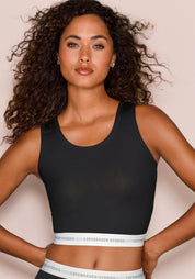 Achseltop - 4215-black - Schwarz