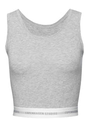 Achseltop - 666-grey melange - Grau