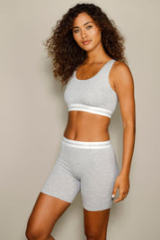 Boxershorts - 666-grey melange - Grau