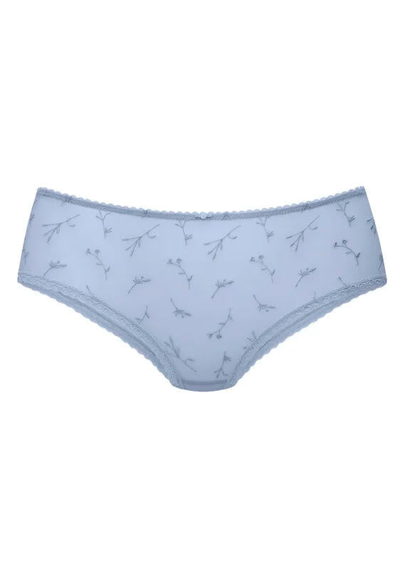 Panty THEA mit Stickereien - 18-lightblue - Blau