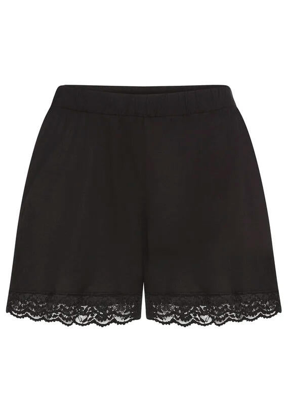Shlafshorts aus Viskose - 4215-black - Schwarz