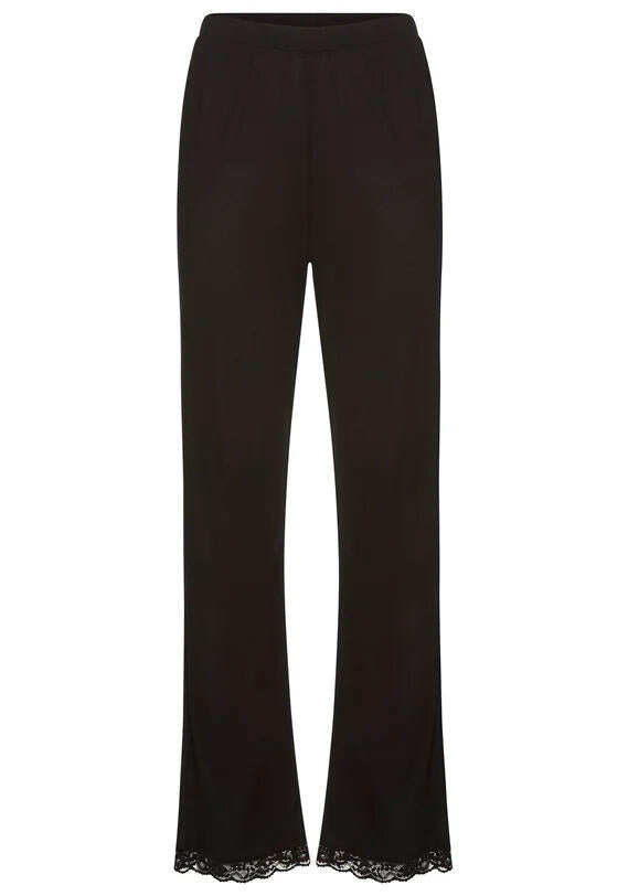 Schlafhose aus Viskose - 4215-black - Schwarz