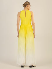 Jumpsuit mit Farbverlauf - vanille-creme - Gelb