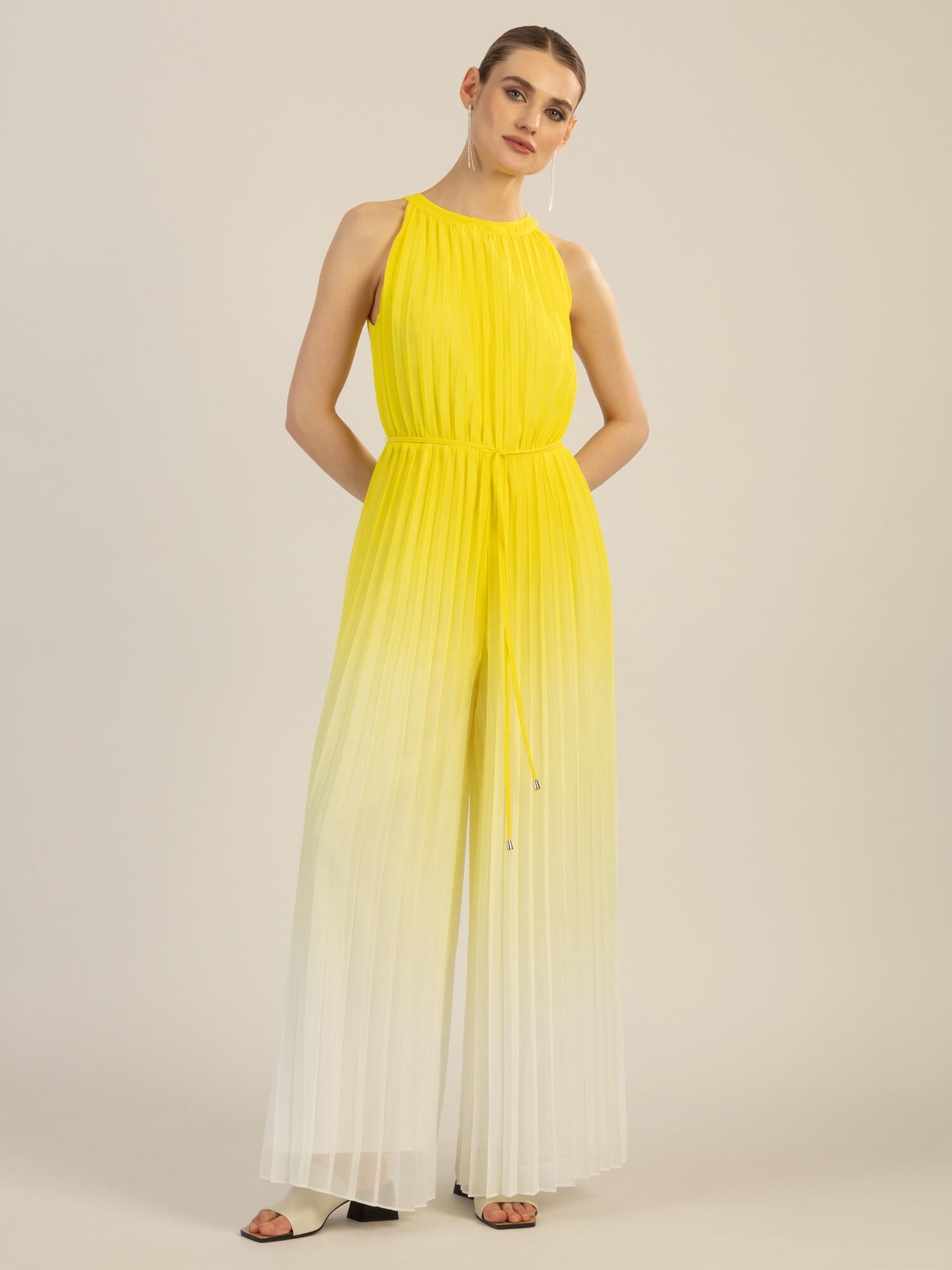 Jumpsuit mit Farbverlauf - vanille-creme - Gelb