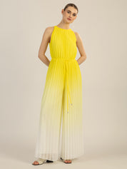 Jumpsuit mit Farbverlauf - vanille-creme - Gelb