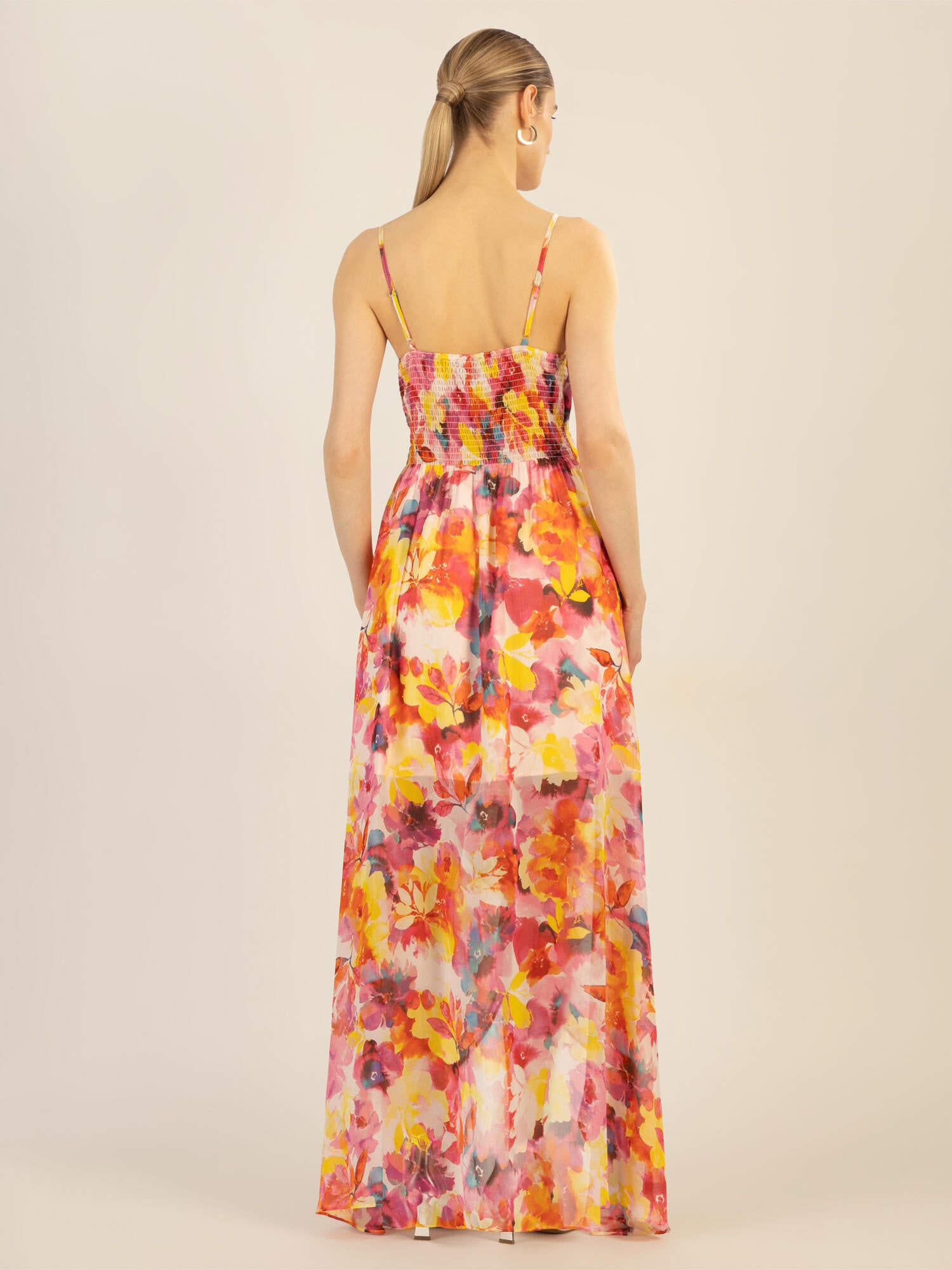 Sommerkleid Maxi - pink-multicolor - Pink