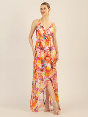 Sommerkleid Maxi - pink-multicolor - Pink