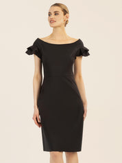Cocktailkleid Mini - schwarz - Schwarz