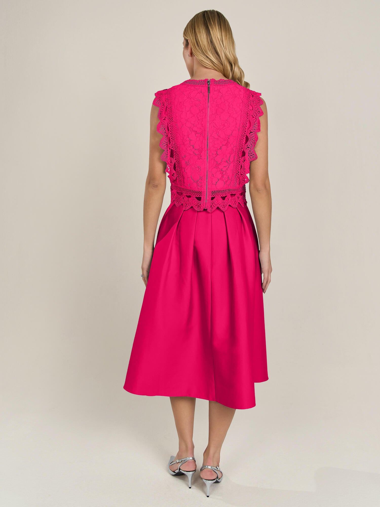 Top aus Spitze - pink - Pink