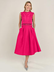 Top aus Spitze - pink - Pink