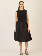 Top aus Spitze - schwarz - Schwarz