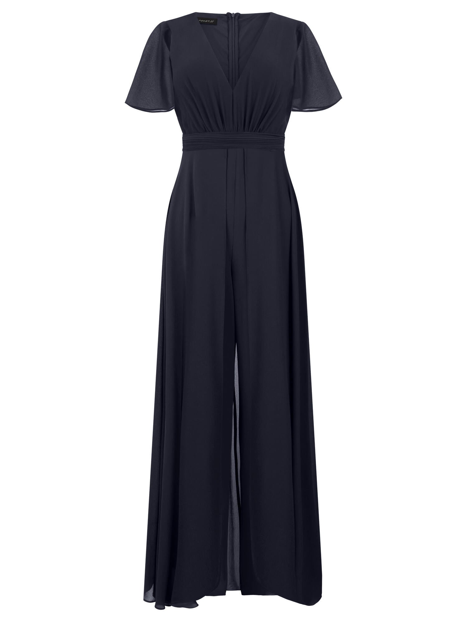 Jumpsuit aus Chiffon - 24284 - Blau