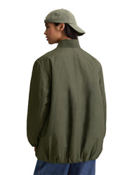 Bomberjacke overzied mit Stehkragen - 0015-Pineneedle - Khaki