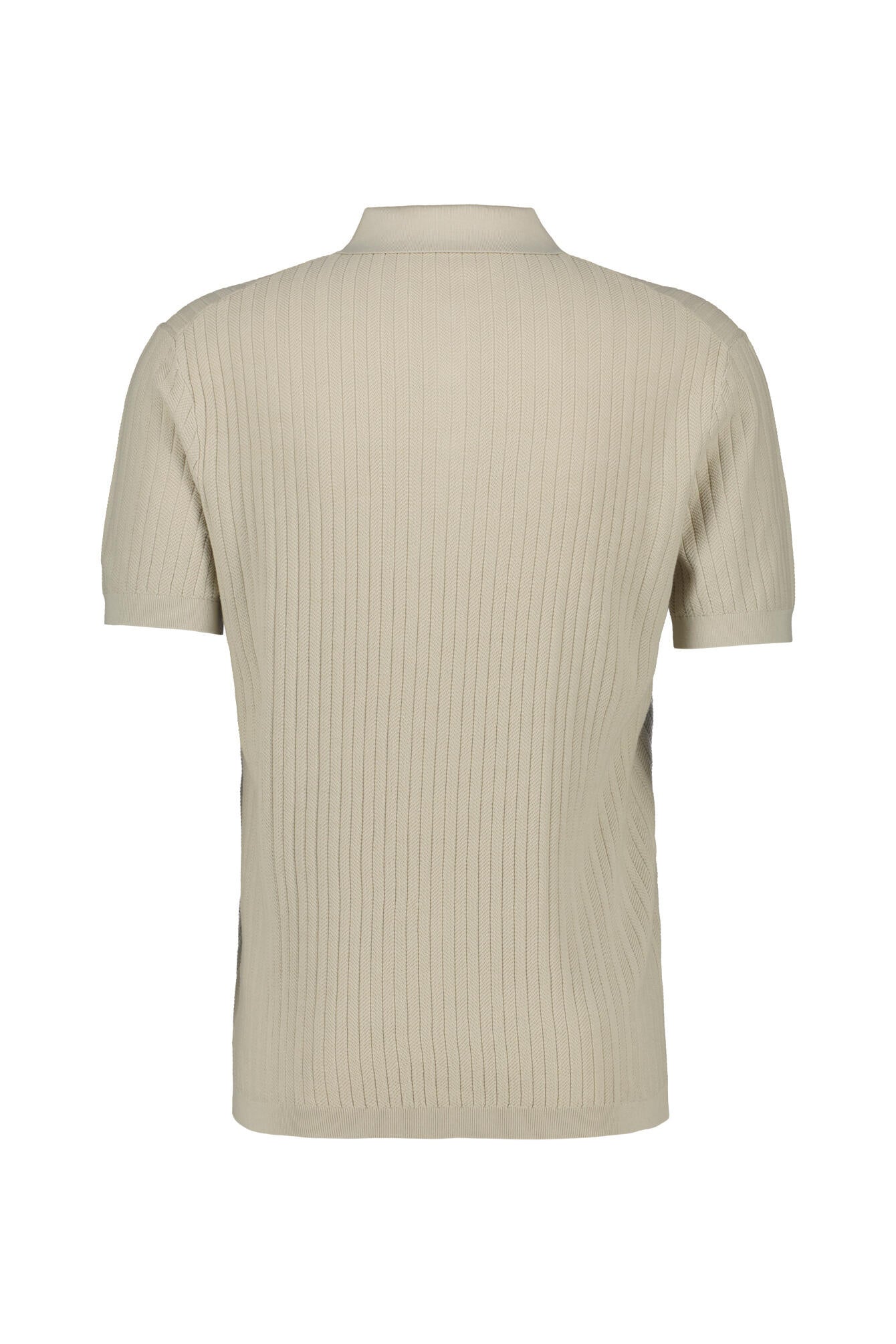 Strickpoloshirt TOBIAS aus Baumwolle - 758 - Beige